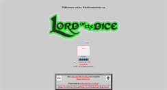 Desktop Screenshot of lord-of-the-dice.de