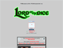 Tablet Screenshot of lord-of-the-dice.de